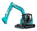 Grävmaskin Kobelco SK75 med rotortilt